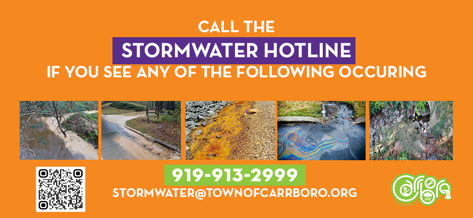 Stormwater Hotline Orange Poster 